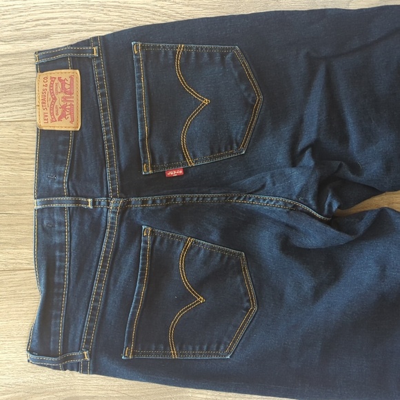 Dark blue Levi's Stretch Straight Jeans - Picture 4 of 4